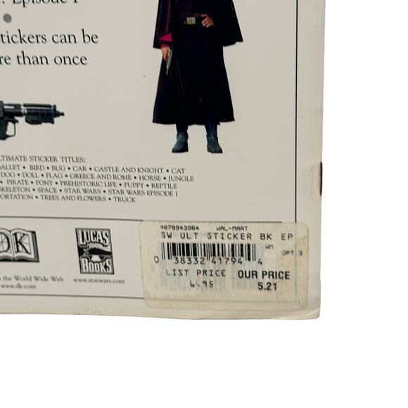 The Ultimate Star Wars Episode 1 Sticker Picture Book 1999 Lucas Books - Picture 8 of 9